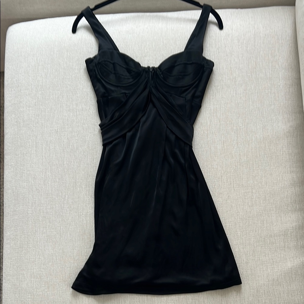 Versace Jeans Collection Black Mini Dress
